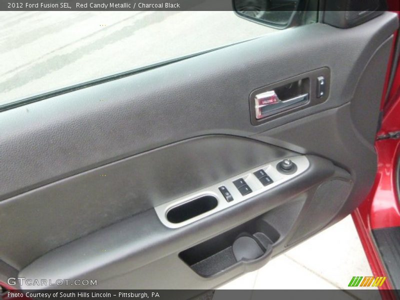 Red Candy Metallic / Charcoal Black 2012 Ford Fusion SEL
