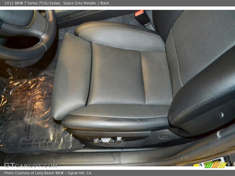 Space Grey Metallic / Black 2012 BMW 7 Series 750Li Sedan