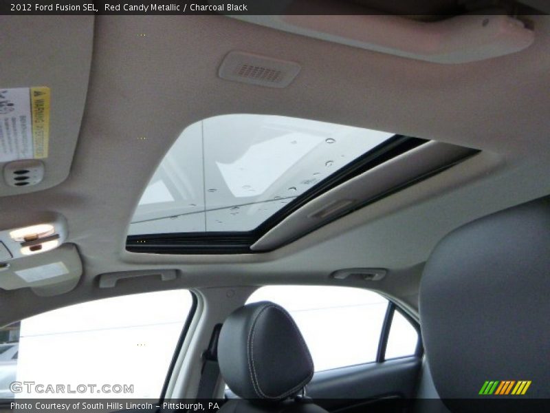 Red Candy Metallic / Charcoal Black 2012 Ford Fusion SEL