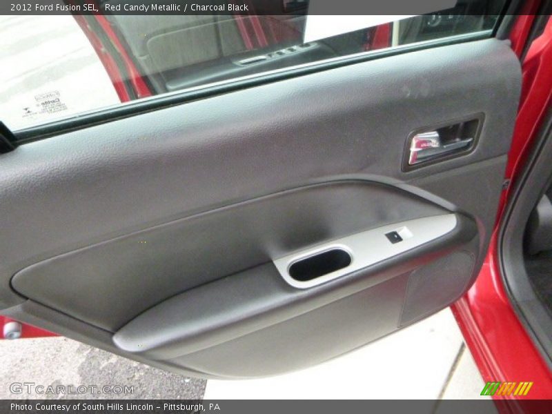 Red Candy Metallic / Charcoal Black 2012 Ford Fusion SEL