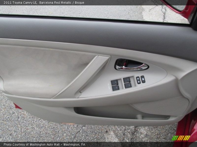 Barcelona Red Metallic / Bisque 2011 Toyota Camry LE