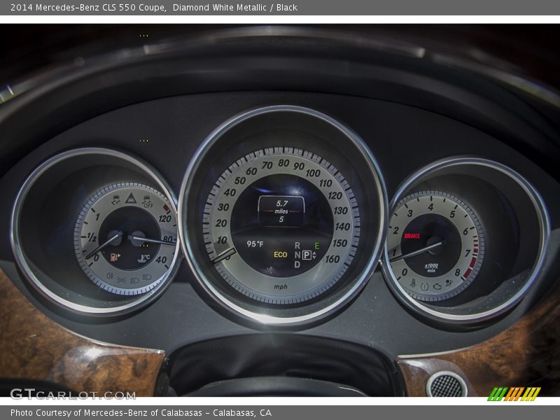Diamond White Metallic / Black 2014 Mercedes-Benz CLS 550 Coupe