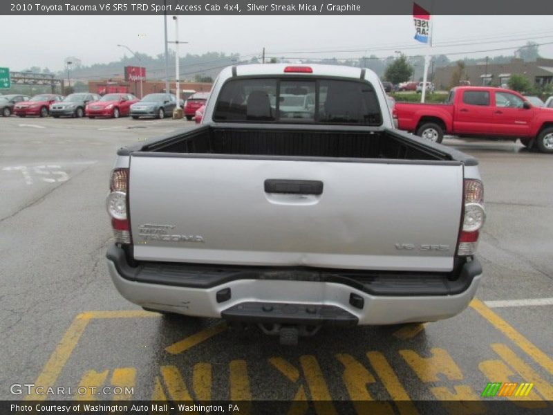 Silver Streak Mica / Graphite 2010 Toyota Tacoma V6 SR5 TRD Sport Access Cab 4x4