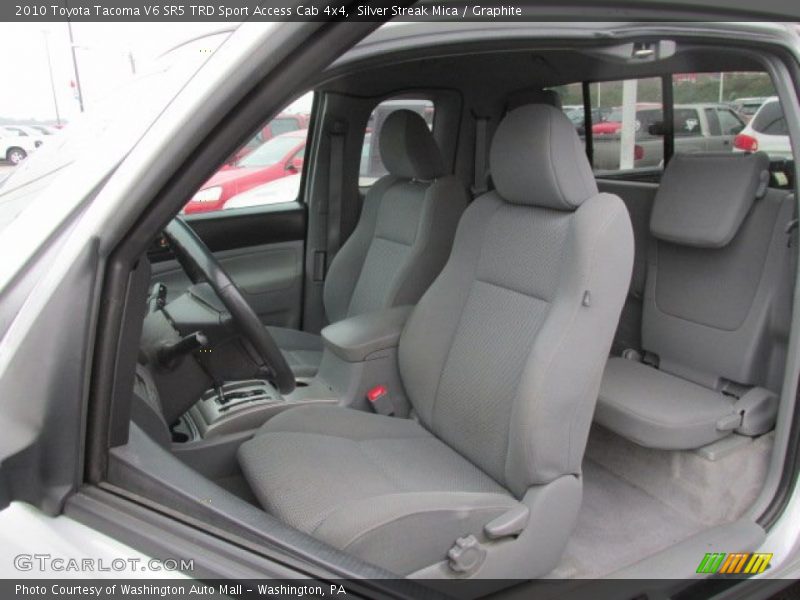 Silver Streak Mica / Graphite 2010 Toyota Tacoma V6 SR5 TRD Sport Access Cab 4x4