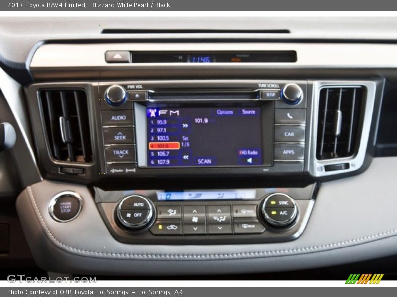 Controls of 2013 RAV4 Limited