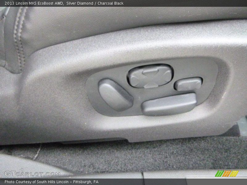 Silver Diamond / Charcoal Black 2013 Lincoln MKS EcoBoost AWD