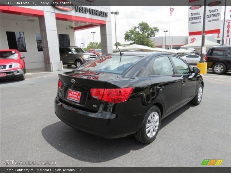Ebony Black / Stone 2012 Kia Forte EX