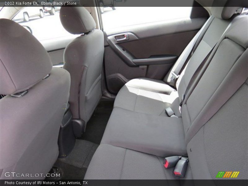 Ebony Black / Stone 2012 Kia Forte EX