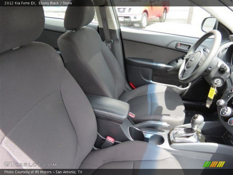 Ebony Black / Stone 2012 Kia Forte EX