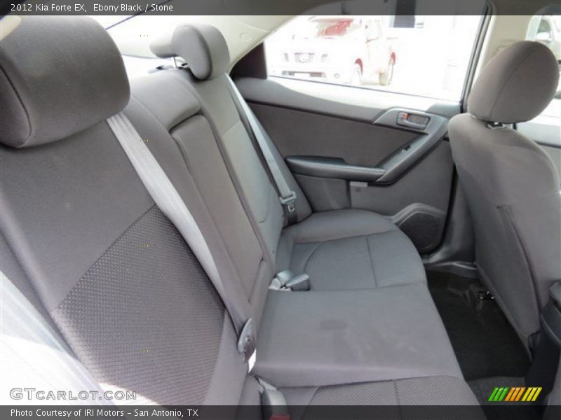 Ebony Black / Stone 2012 Kia Forte EX