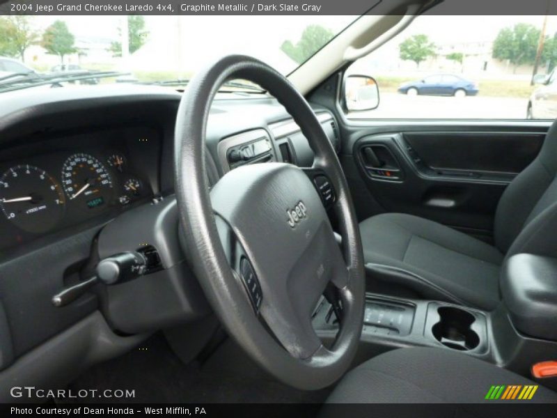 Graphite Metallic / Dark Slate Gray 2004 Jeep Grand Cherokee Laredo 4x4