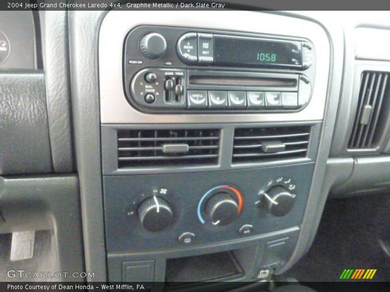 Controls of 2004 Grand Cherokee Laredo 4x4