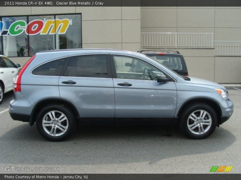 Glacier Blue Metallic / Gray 2011 Honda CR-V EX 4WD
