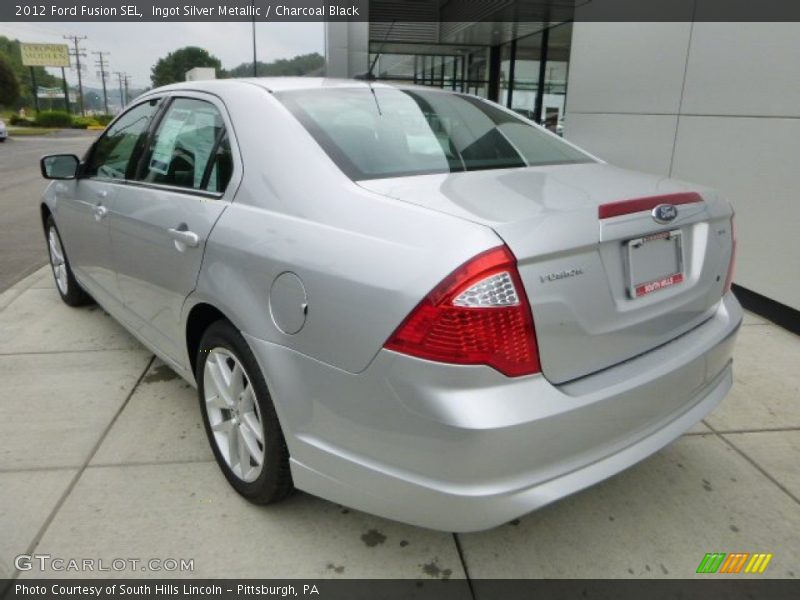 Ingot Silver Metallic / Charcoal Black 2012 Ford Fusion SEL