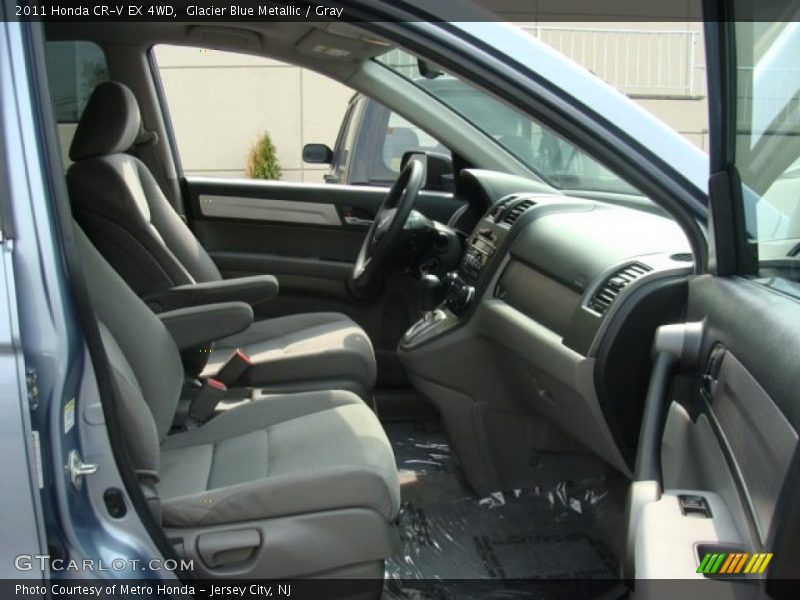 Glacier Blue Metallic / Gray 2011 Honda CR-V EX 4WD