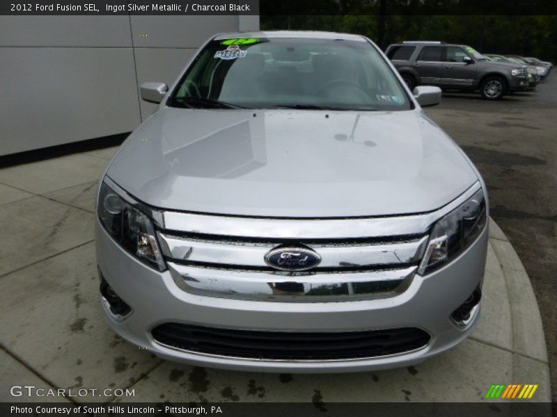 Ingot Silver Metallic / Charcoal Black 2012 Ford Fusion SEL