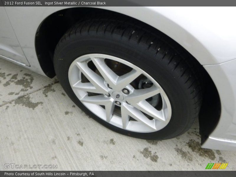 Ingot Silver Metallic / Charcoal Black 2012 Ford Fusion SEL