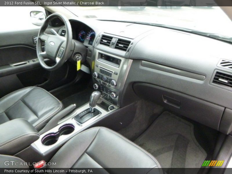 Ingot Silver Metallic / Charcoal Black 2012 Ford Fusion SEL
