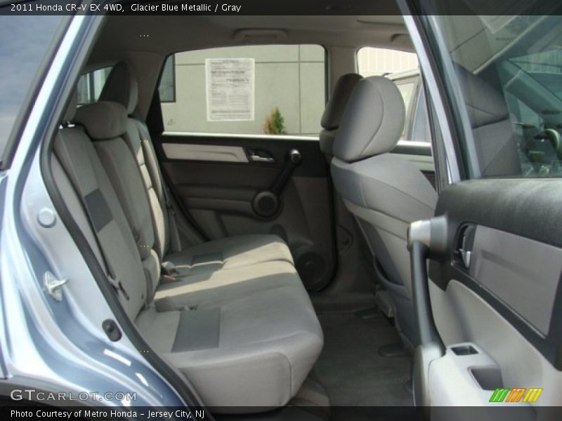 Glacier Blue Metallic / Gray 2011 Honda CR-V EX 4WD