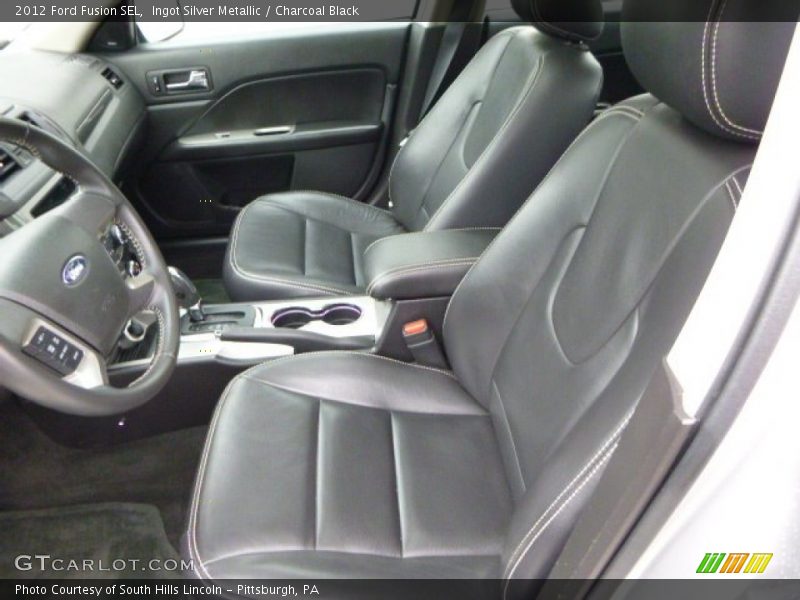 Ingot Silver Metallic / Charcoal Black 2012 Ford Fusion SEL