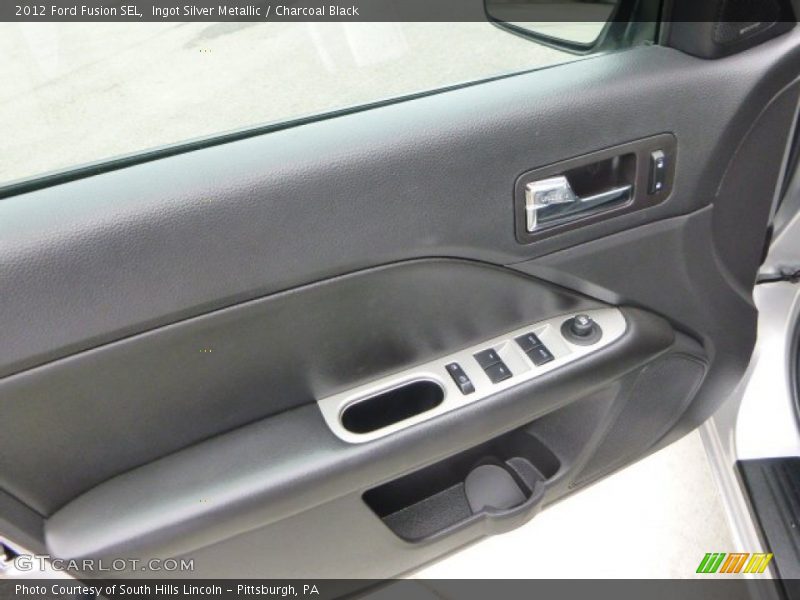 Ingot Silver Metallic / Charcoal Black 2012 Ford Fusion SEL