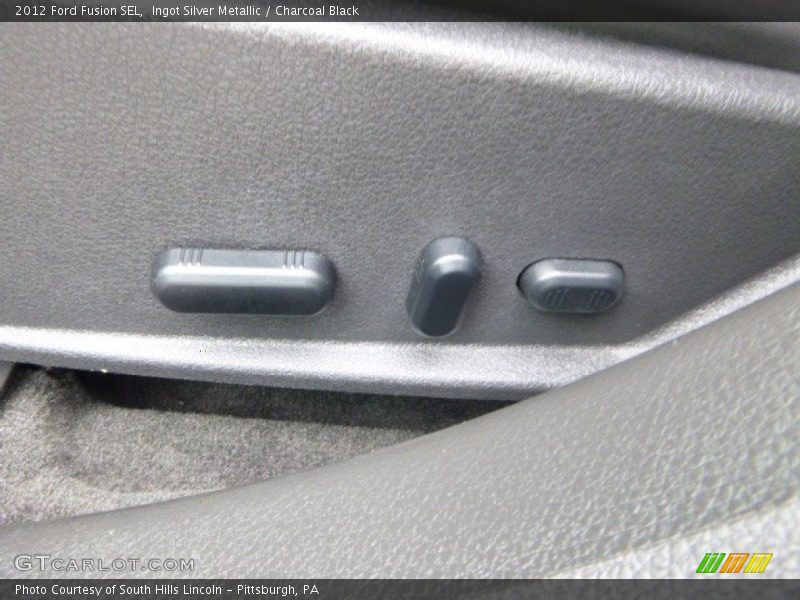 Ingot Silver Metallic / Charcoal Black 2012 Ford Fusion SEL