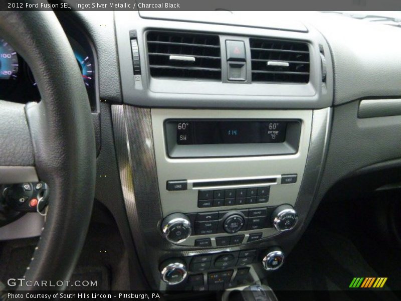 Ingot Silver Metallic / Charcoal Black 2012 Ford Fusion SEL