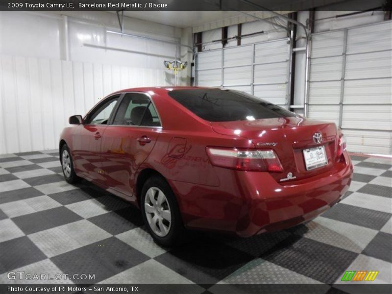Barcelona Red Metallic / Bisque 2009 Toyota Camry LE