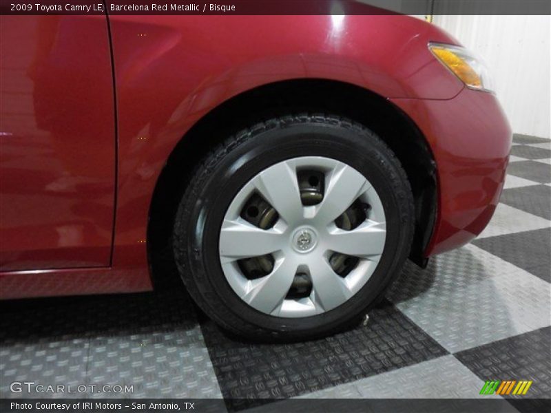 Barcelona Red Metallic / Bisque 2009 Toyota Camry LE