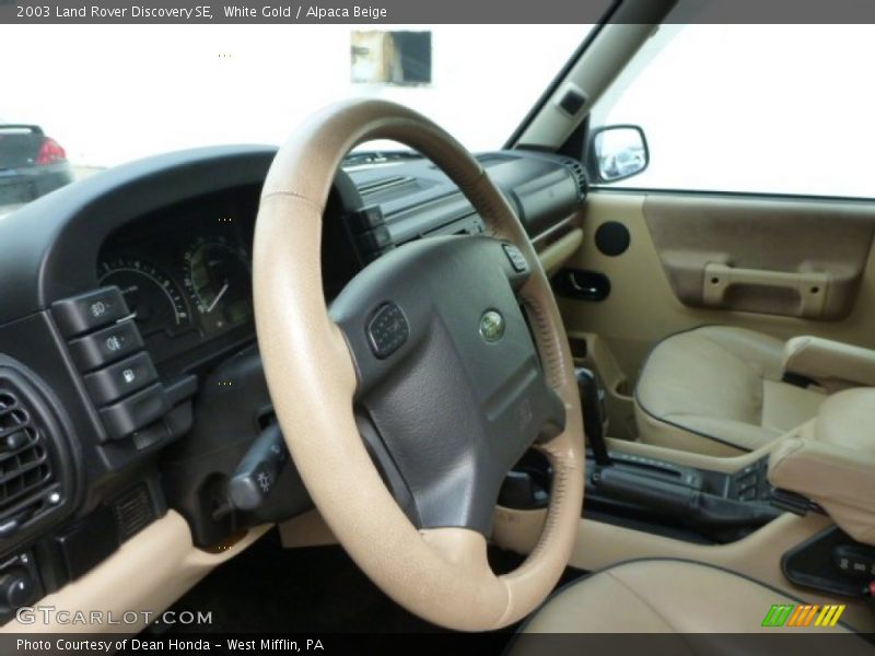 White Gold / Alpaca Beige 2003 Land Rover Discovery SE