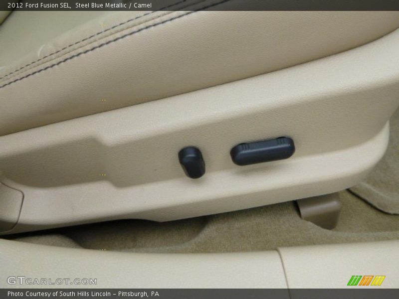 Steel Blue Metallic / Camel 2012 Ford Fusion SEL