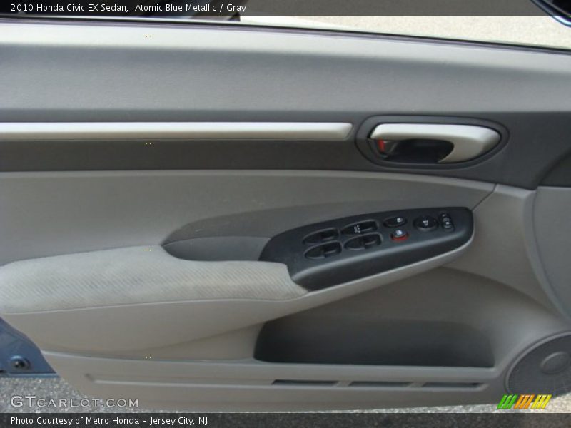 Atomic Blue Metallic / Gray 2010 Honda Civic EX Sedan