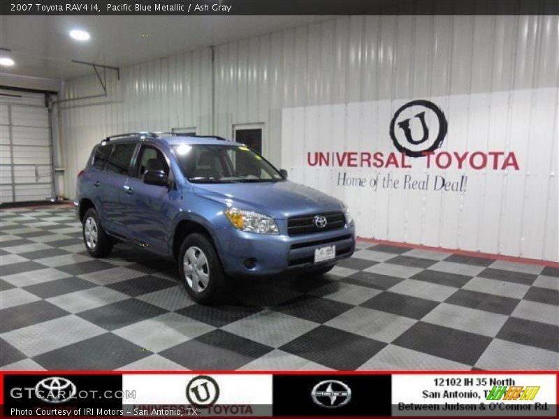 Pacific Blue Metallic / Ash Gray 2007 Toyota RAV4 I4