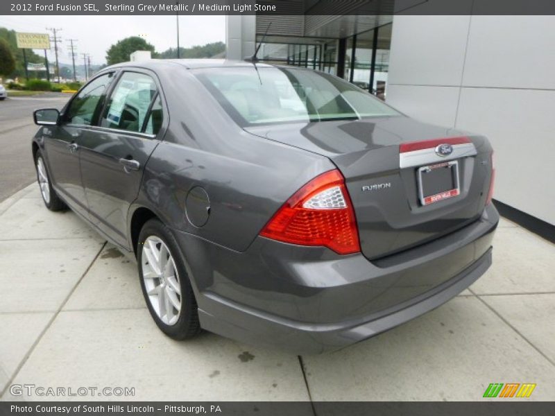 Sterling Grey Metallic / Medium Light Stone 2012 Ford Fusion SEL