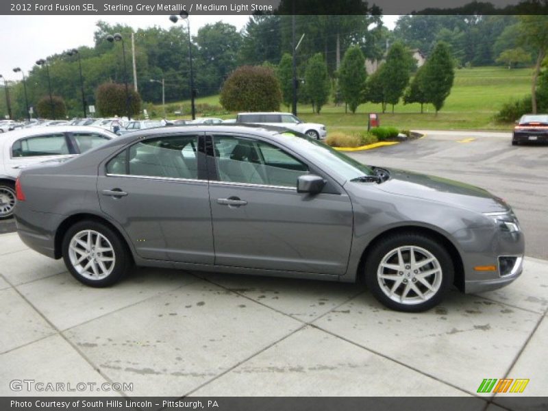 Sterling Grey Metallic / Medium Light Stone 2012 Ford Fusion SEL