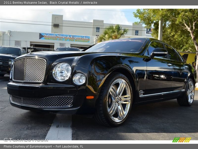 Black Crystal Metallic / Anthracite 2011 Bentley Mulsanne Sedan