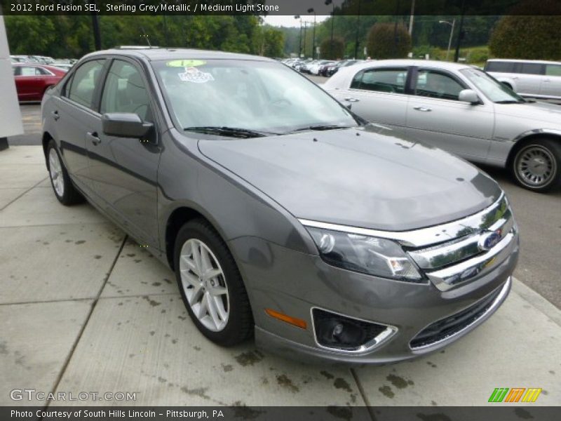Sterling Grey Metallic / Medium Light Stone 2012 Ford Fusion SEL