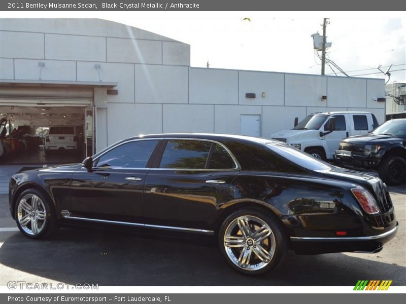 Black Crystal Metallic / Anthracite 2011 Bentley Mulsanne Sedan