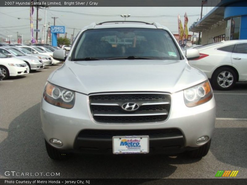 Bright Silver / Gray 2007 Hyundai Santa Fe Limited