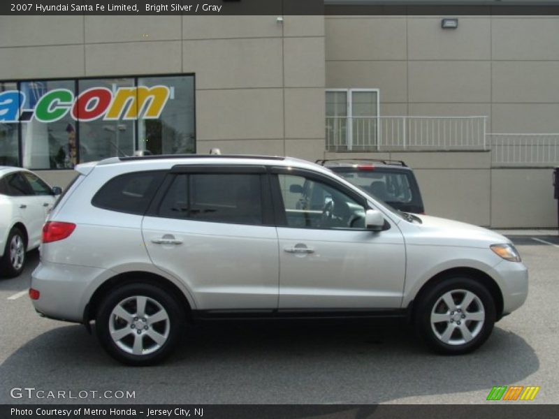 Bright Silver / Gray 2007 Hyundai Santa Fe Limited