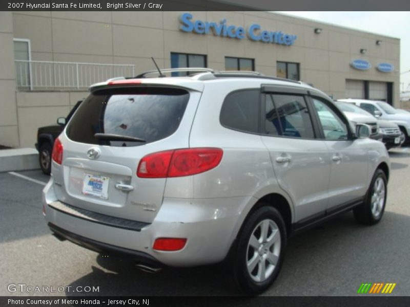 Bright Silver / Gray 2007 Hyundai Santa Fe Limited