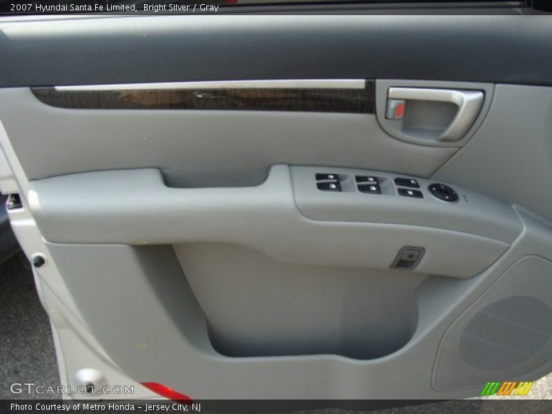 Bright Silver / Gray 2007 Hyundai Santa Fe Limited