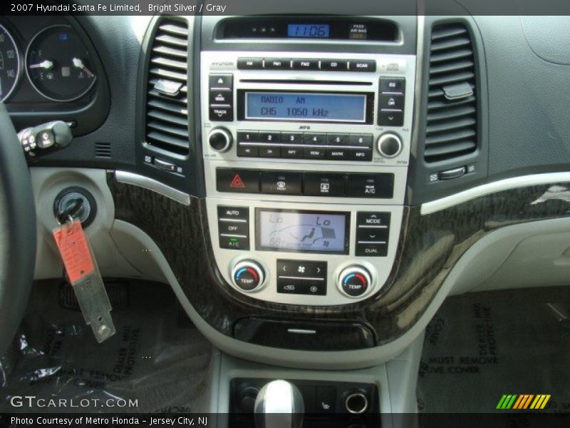 Bright Silver / Gray 2007 Hyundai Santa Fe Limited