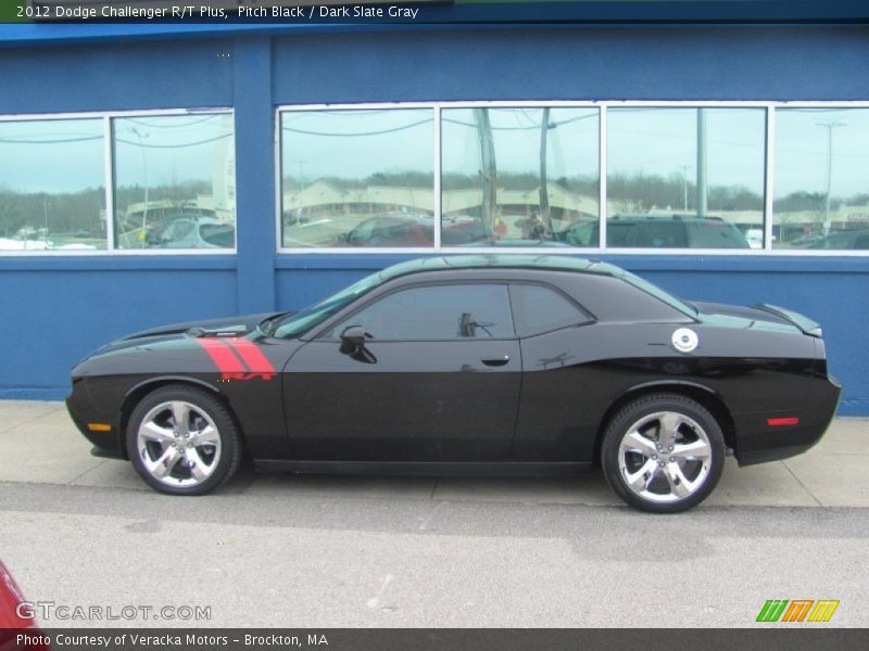 Pitch Black / Dark Slate Gray 2012 Dodge Challenger R/T Plus
