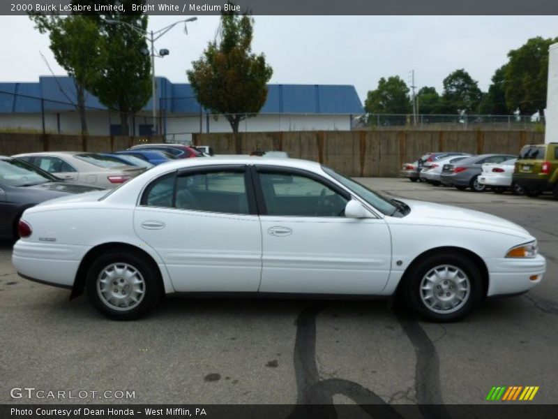 Bright White / Medium Blue 2000 Buick LeSabre Limited