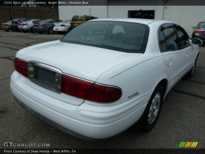 Bright White / Medium Blue 2000 Buick LeSabre Limited