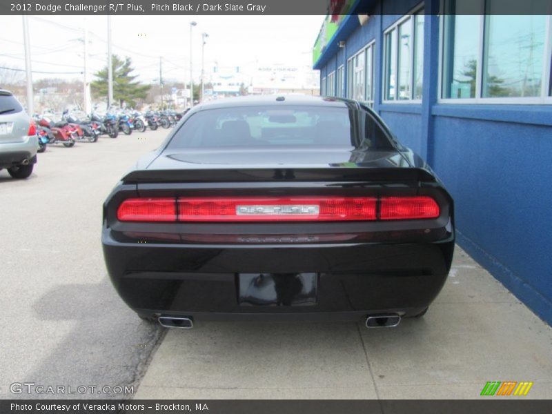 Pitch Black / Dark Slate Gray 2012 Dodge Challenger R/T Plus