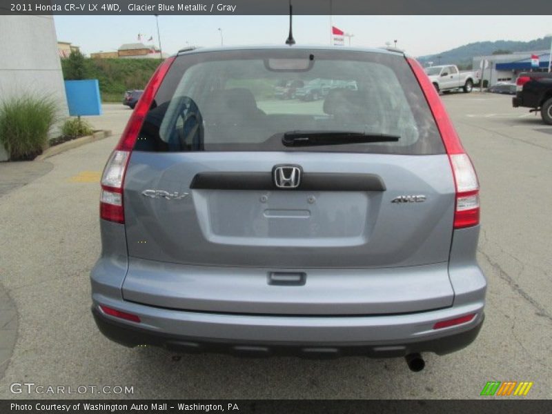 Glacier Blue Metallic / Gray 2011 Honda CR-V LX 4WD