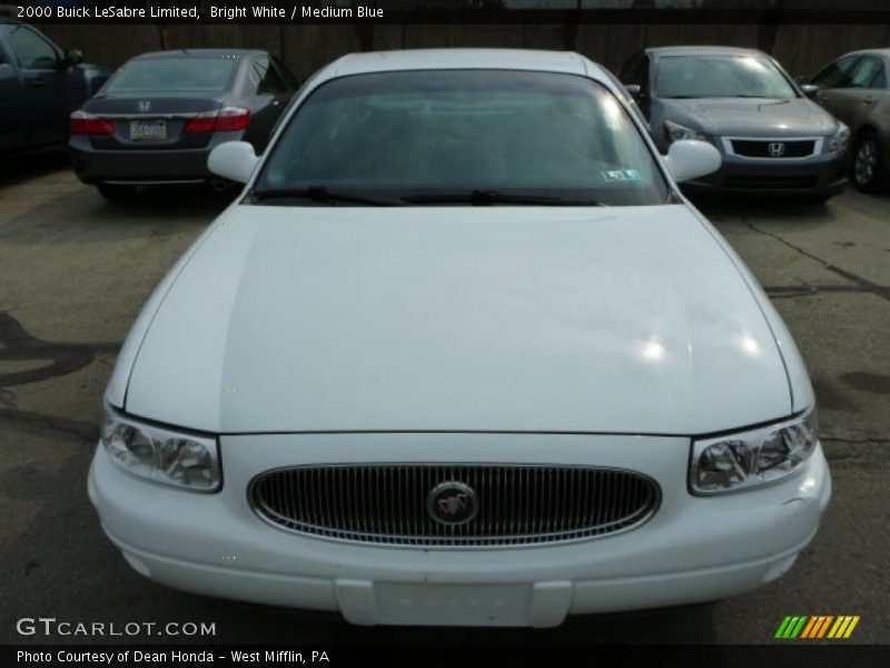 Bright White / Medium Blue 2000 Buick LeSabre Limited