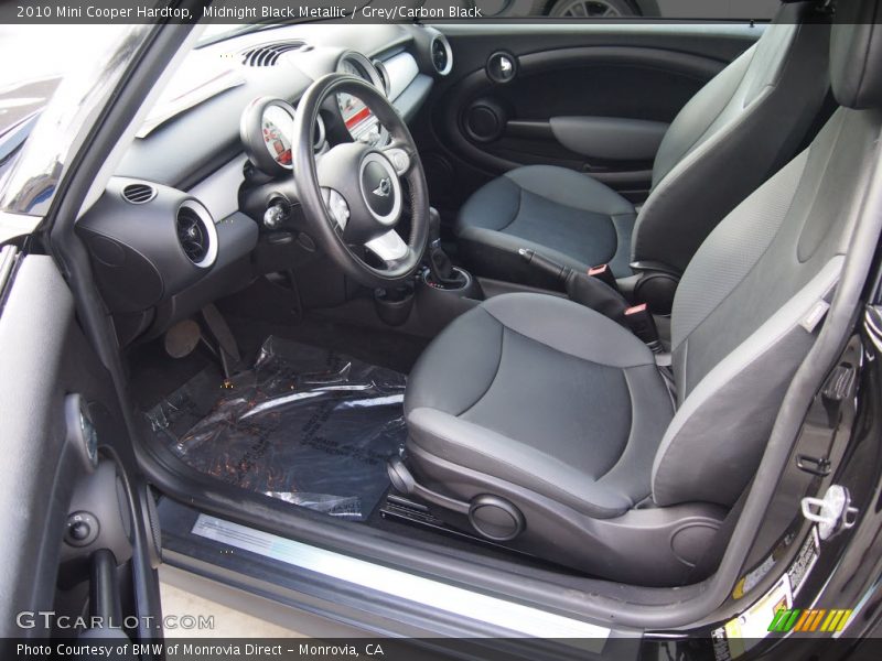 Midnight Black Metallic / Grey/Carbon Black 2010 Mini Cooper Hardtop